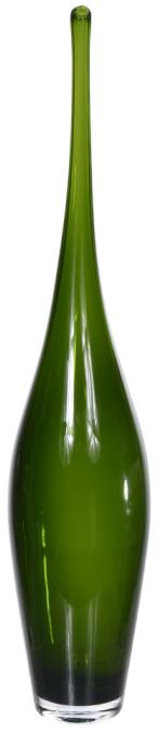 Vaso Decorativo Vidro Verde 60cm