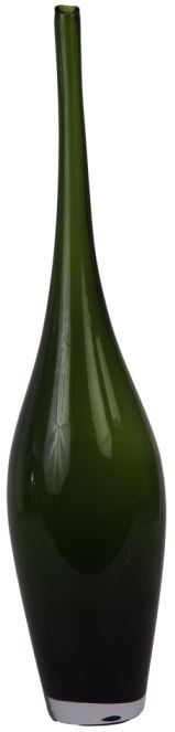 Vaso Decorativo Vidro Verde 48cm