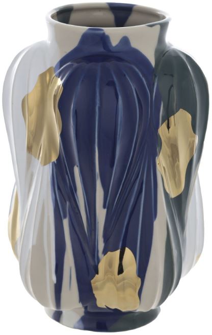 Vaso Decorativo Ceramica Colorido 29cm