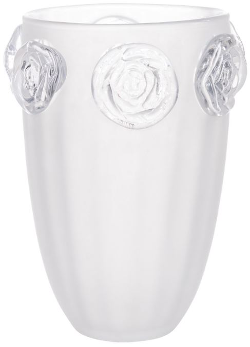 Vaso Decorativo Vidro Transparente Fosco 28,5cm