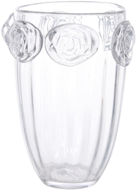 Vaso Decorativo Vidro Transparente 28,5cm