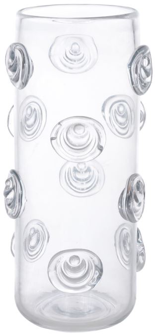 Vaso Decorativo Vidro Transparente 38cm