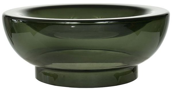 Vaso Decorativo Centro De Mesa Vidro Preto 13cm