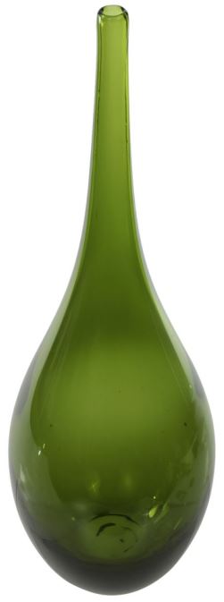 Vaso Decorativo Vidro Verde 39cm