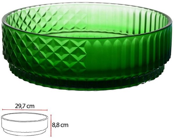 Vaso Decorativo Vidro Verde Fosco 8,8cm