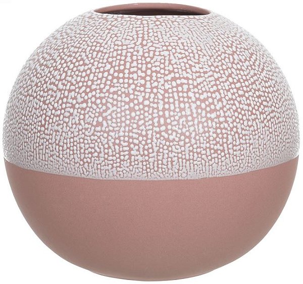 Vaso Decorativo Porcelana Terracota 16cm