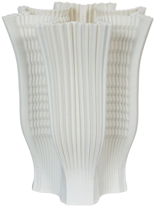 Vaso Decorativo Ceramica Branco 32cm
