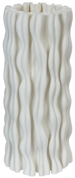 Vaso Decorativo Ceramica Branco 36cm