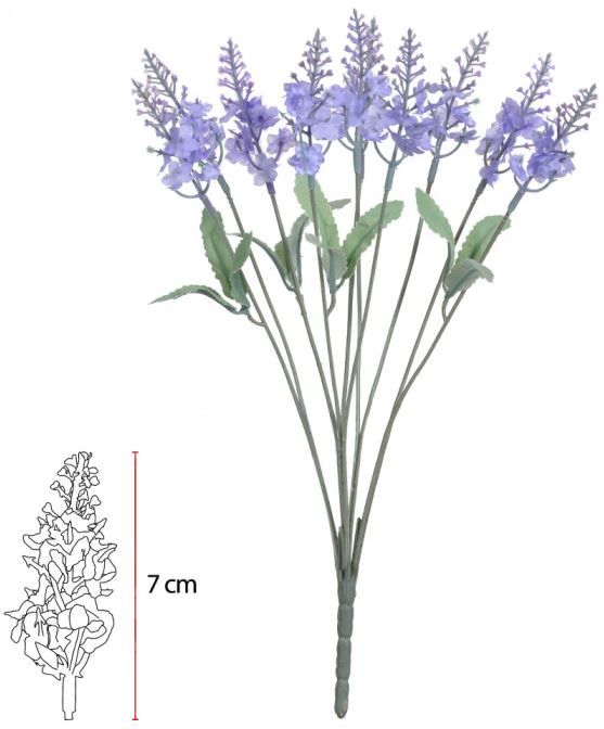 Buque Lavanda X10 Lavanda Claro 33cm