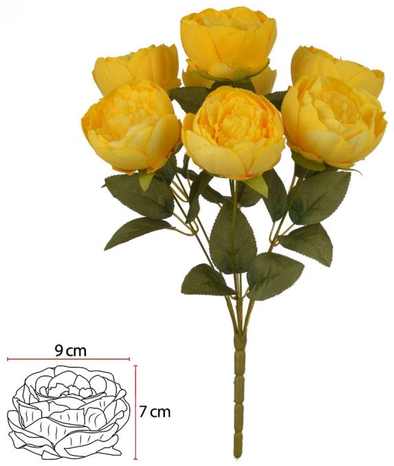 Buque Rosa Cabbage Microp X7 Amarelo Outono 43cm