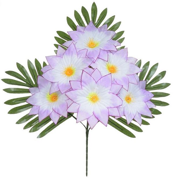 Buque Dalia Arranjo X6 Lavanda 45cm