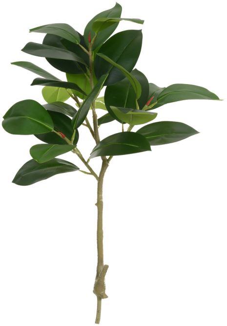 Planta Artificial Arvore Ficus Elastico Real Toque X25 Verde 1m