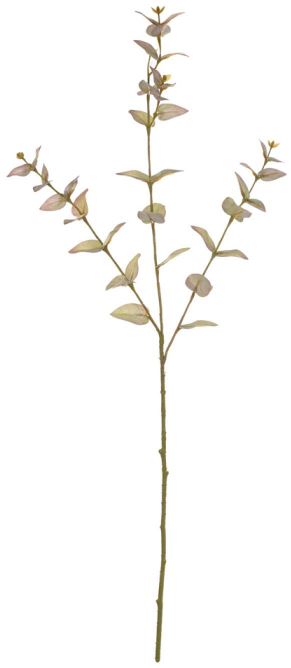 Planta Artificial Folhagem Eucalipto Real Toque X44 Verde Outono 85cm