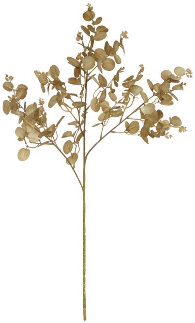 Planta Artificial Folhagem Galho Eucalipto X144 Verde Oliva 77cm