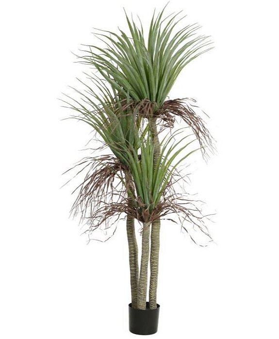 Planta Artificial  Arvore Yucca C/Pote X166 Verde 1,8m