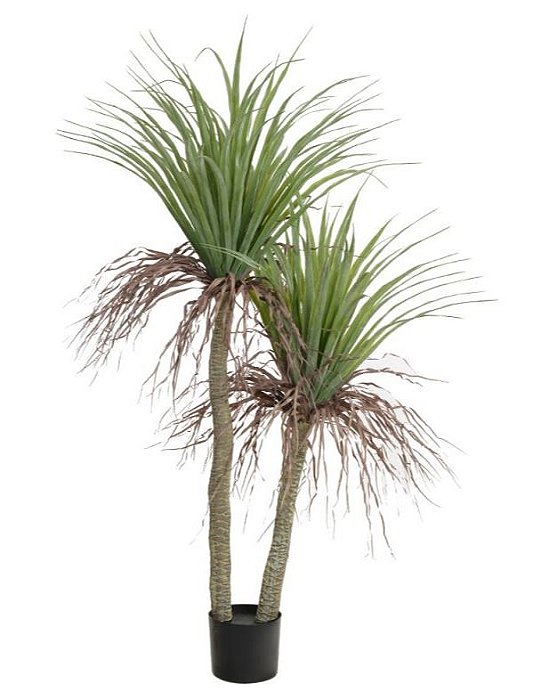 Planta Artificial  Arvore Yucca C/Pote X117 Verde 1,5m