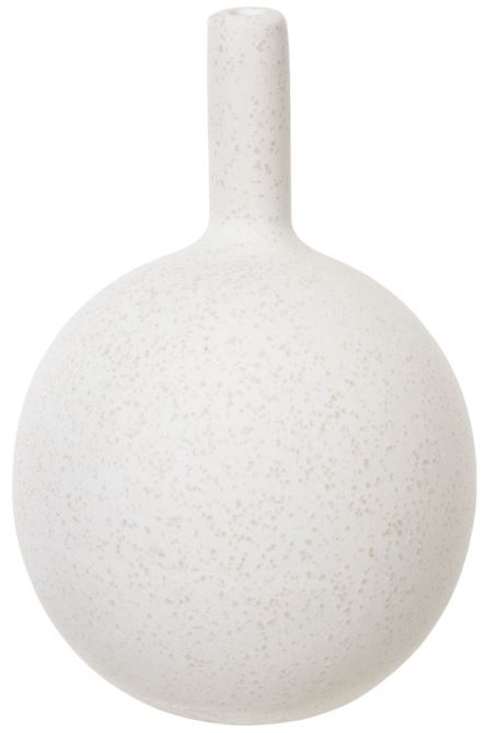 Vaso Decorativo Ceramica Off White 15cm