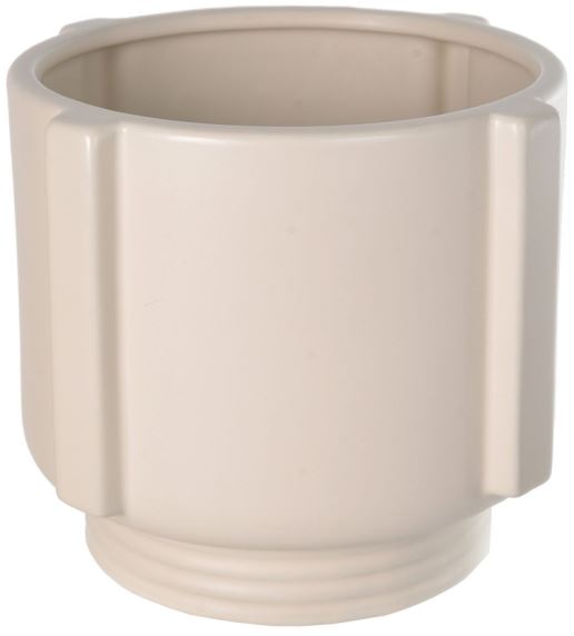 Vaso Decorativo Porcelana Off White 17cm