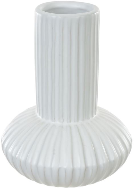 Vaso Decorativo Porcelana Off White 15,5cm