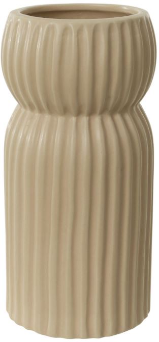 Vaso Decorativo Porcelana Bege 15cm