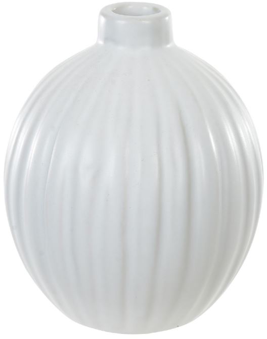 Vaso Decorativo Porcelana Off White 11cm
