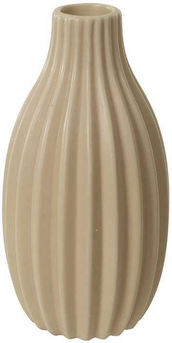 Vaso Decorativo Porcelana Bege 13cm