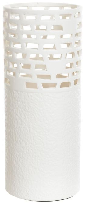 Vaso Decorativo Ceramica Off White 36,5cm