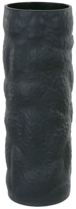 Vaso Decorativo Vidro Preto 30cm