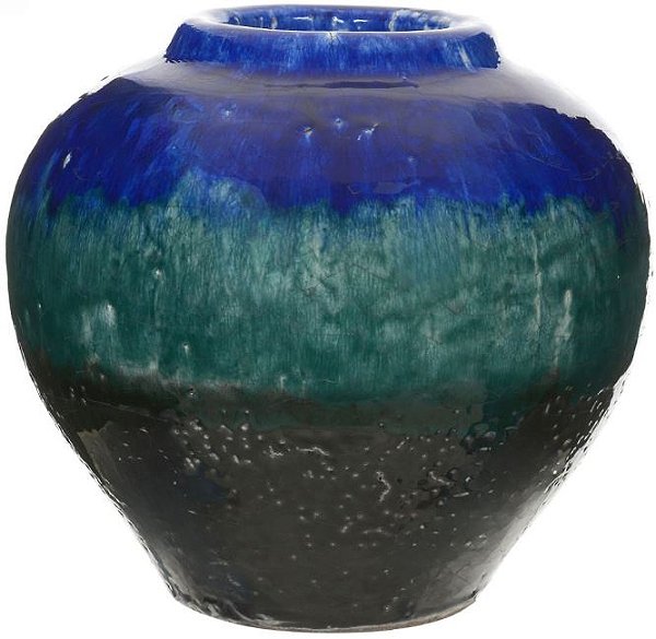 Vaso Decorativo Ceramica Colorido 22cm