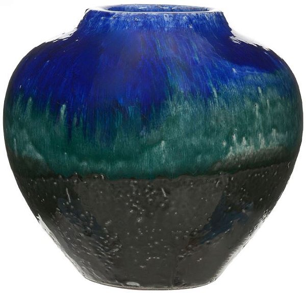 Vaso Decorativo Ceramica Colorido 22,5cm