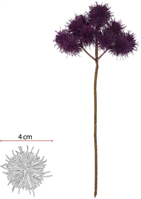 Capim Mamona X12 Berinjela 40cm