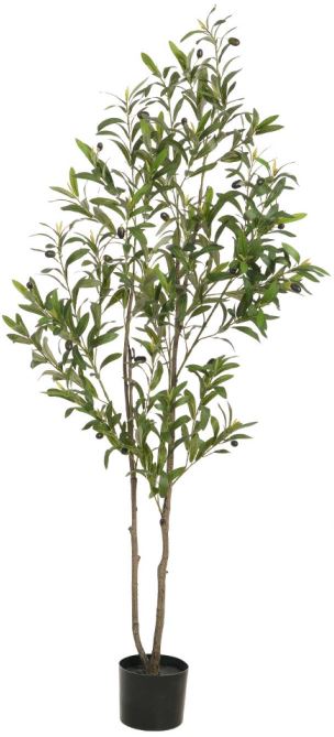 Planta Artificial Arvore Oliveira C/Pote X492 Verde 1,5m