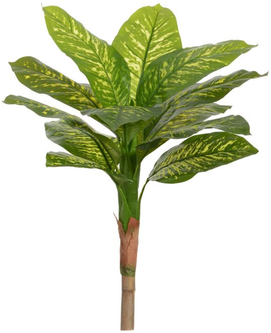 Planta Artificial Arvore Comigo Niguém Pode Real Toque X12 Verde Creme 1m