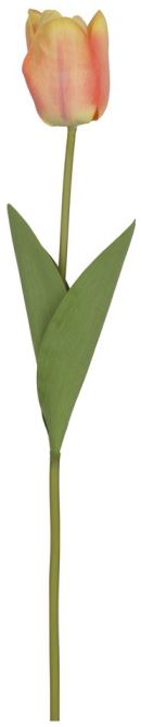 Haste Tulipa Real Toque Amarelo 50cm