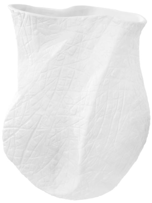 Vaso Decorativo Porcelana Branco 24,5cm