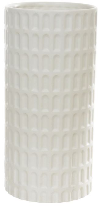 Vaso Decorativo Ceramica Branco 26,8cm