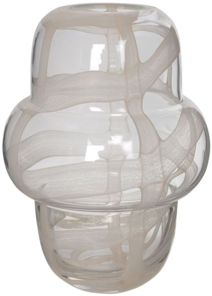 Vaso Decorativo Vidro Fendi 25,5cm