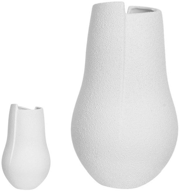 Vaso Decorativo Ceramica Branco 31cm