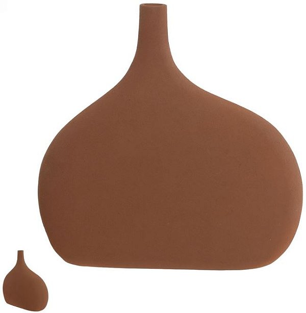 Vaso Decorativo Poliresina Terracota 26,7cm