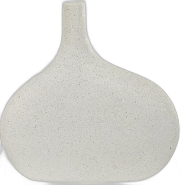 Vaso Decorativo Poliresina Off White 26,7cm