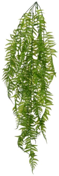 Planta Artificial Folhagem Samambaia Pendurar X21 Verde 1m