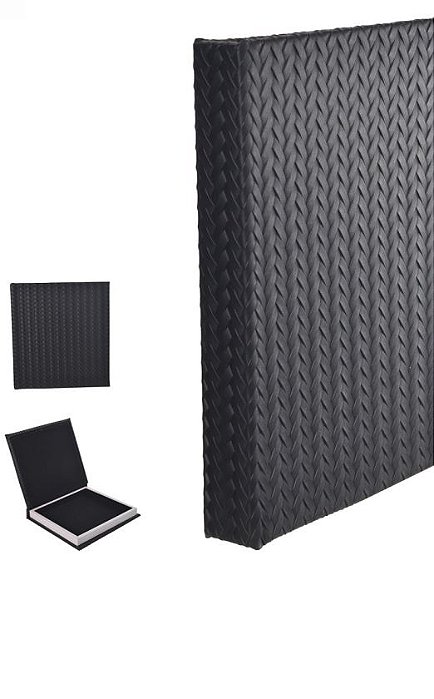 Caixa Livro MDF Preto 25cm