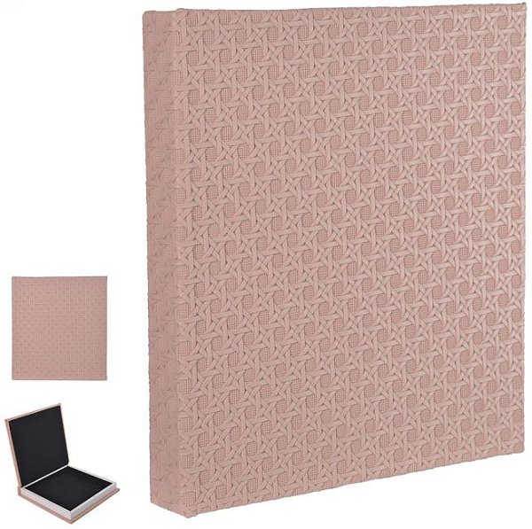 Caixa Livro MDF Rose 25cm