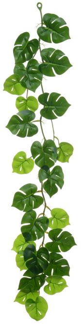 Planta Artificial Folhagem Costela De Adao Guirlanda Real Toque X25 Verde 1,20cm