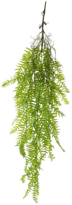 Planta Artificial Folhagem Samambaia Pendurar X82 Verde 1M