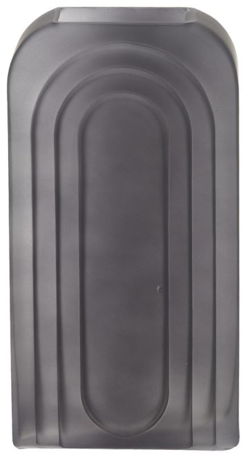 Vaso Decorativo Vidro Preto 28cm
