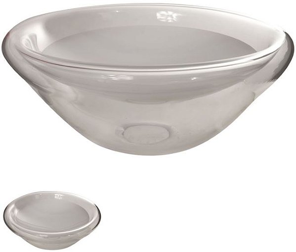 Centro Decorativo Vidro Transparente 12,5cm