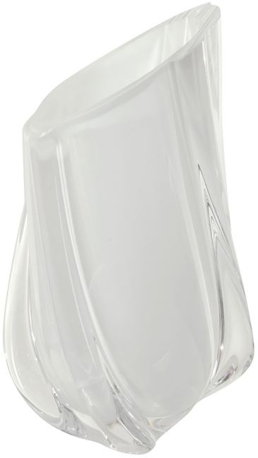 Vaso Decorativo Vidro Branco 23cm