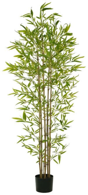 Planta Artificial Arvore Bamboo Real Toque C/Pote X1281 Bambu Verde 1,70m