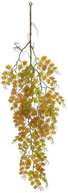 Planta Artificial Folhagem Costela De Adao Pendente X33 Verde Outono 90cm